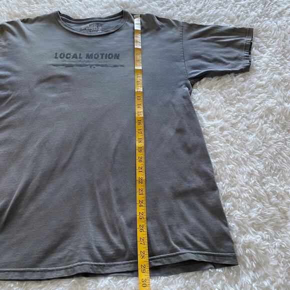 Men's Local Motion Short Sleeve T-Shirt Tagless 100% Cotton Size Large - Picture 8 of 9